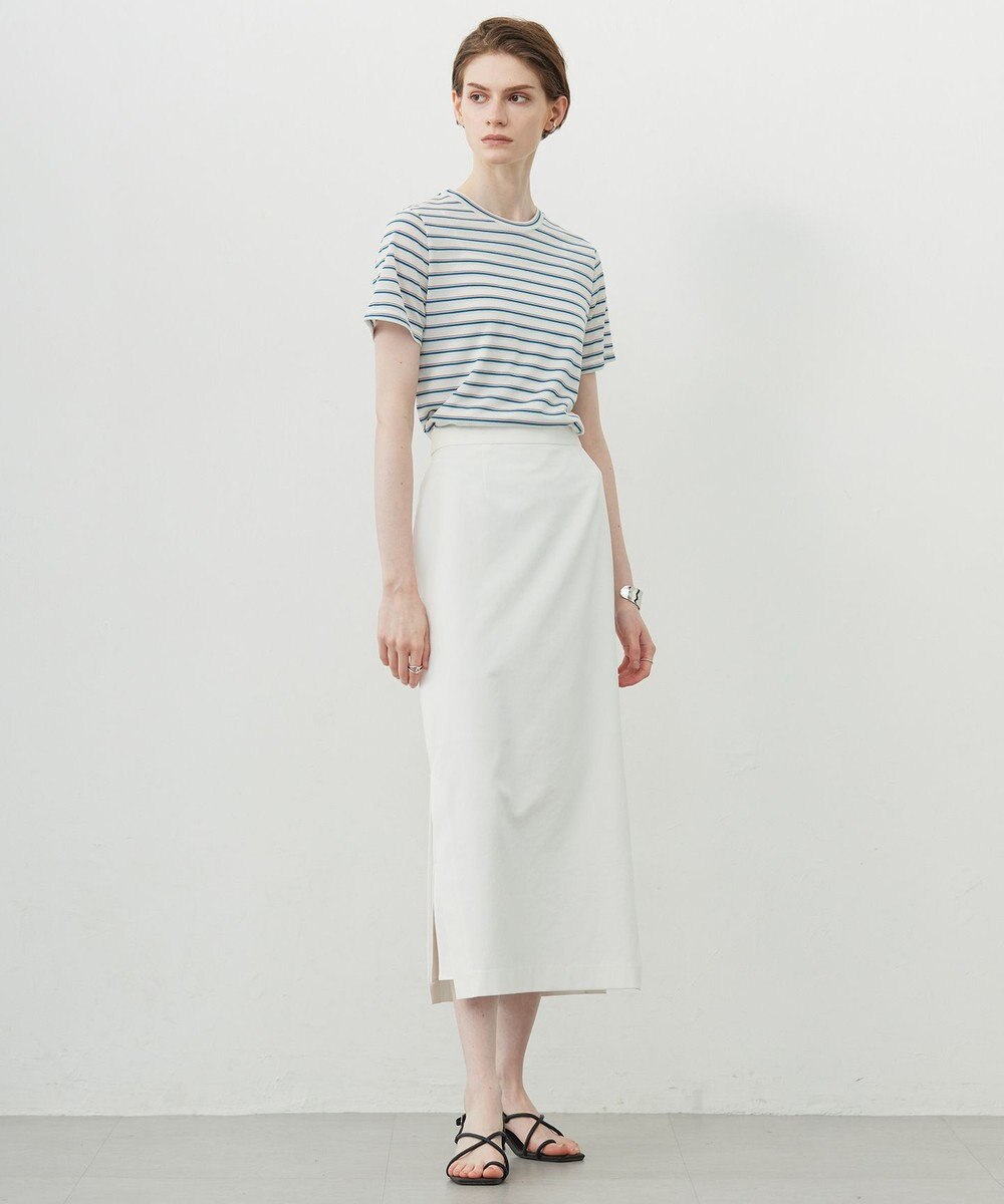 ICB 【洗える】シェルタリングドライサテン タイトスカート 