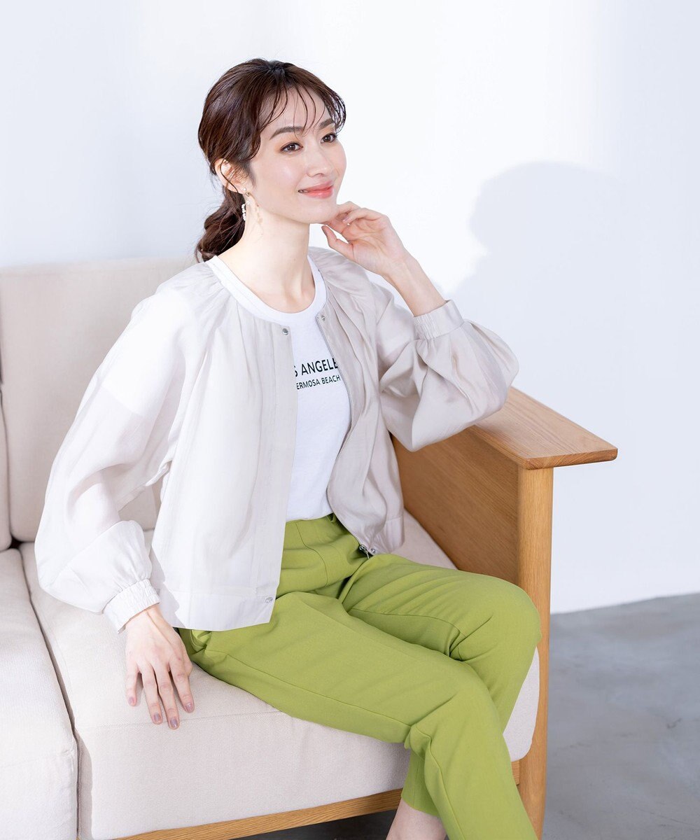 Tiaclasse 【洗える】テーパードパンツ 