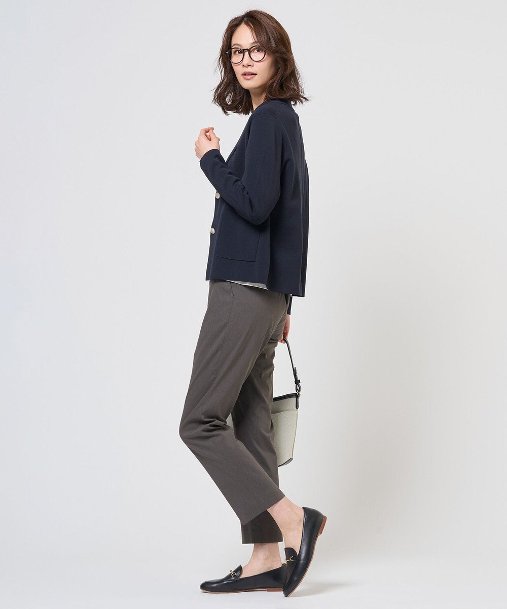 J.PRESS LADIES S Cotton Acetate ニット ジャケット 