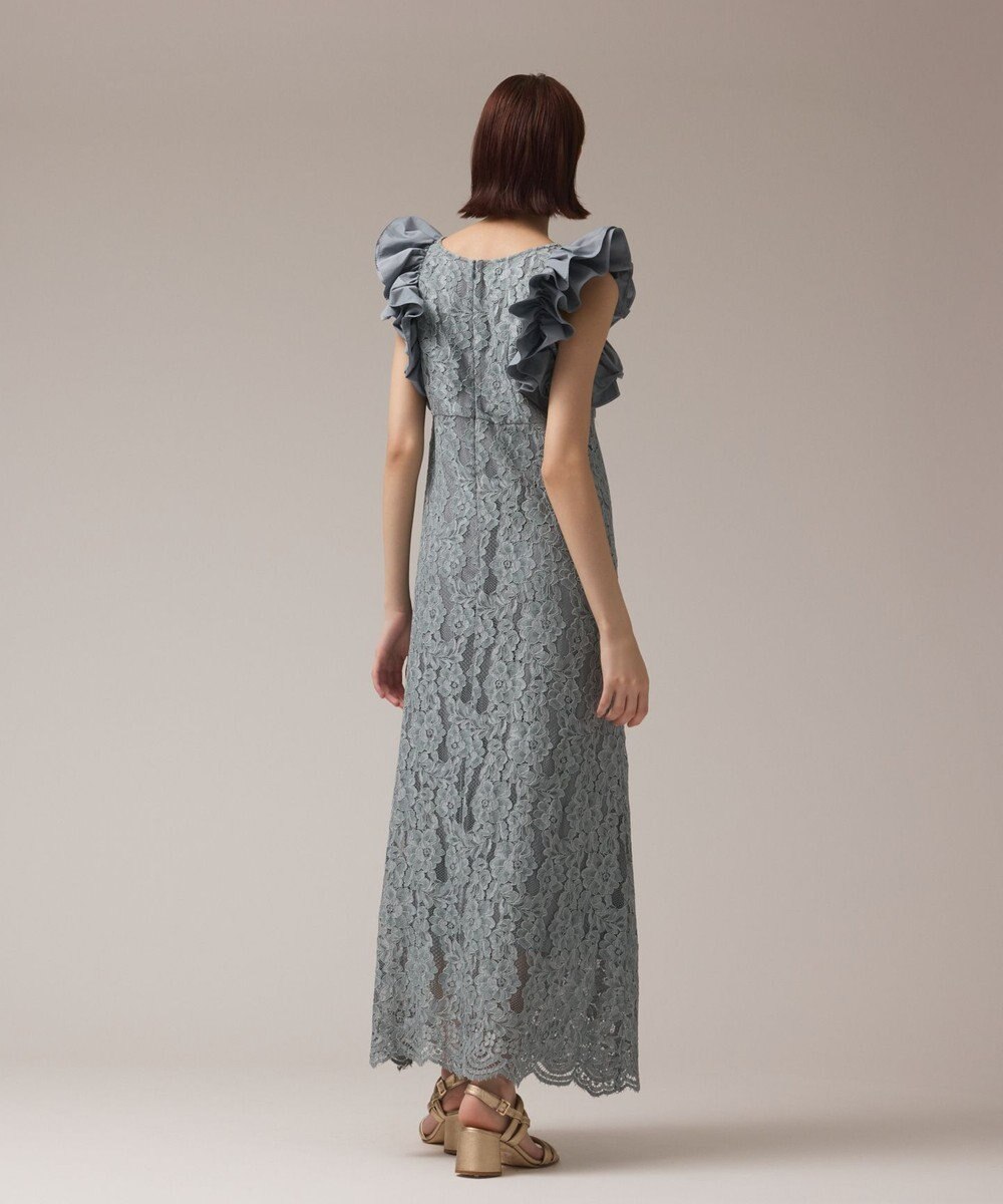 GRACE CONTINENTAL フリルレースワンピース 