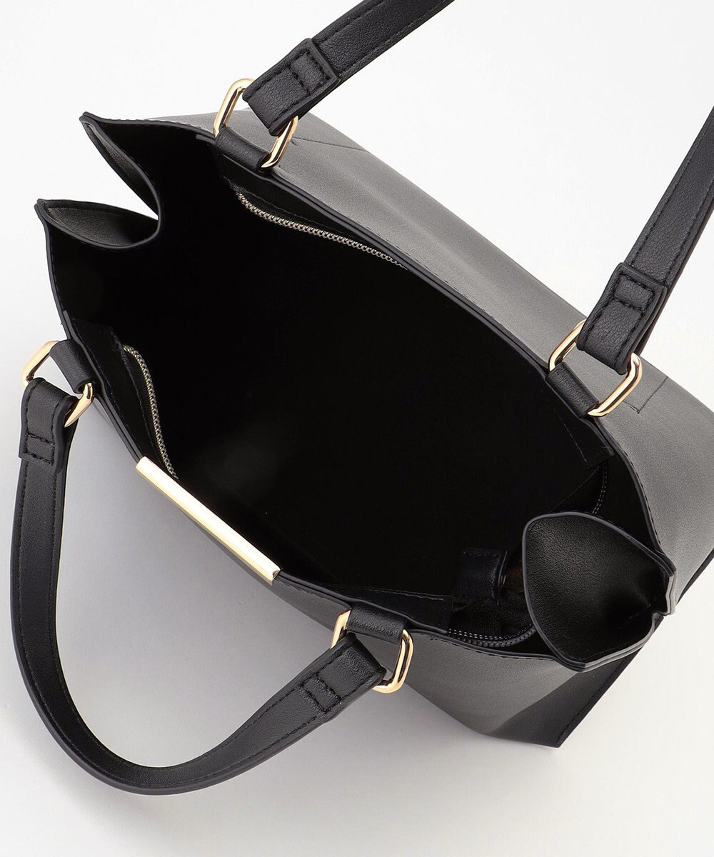 ANY 【2WAY】スクエアメタルハンドバッグ 