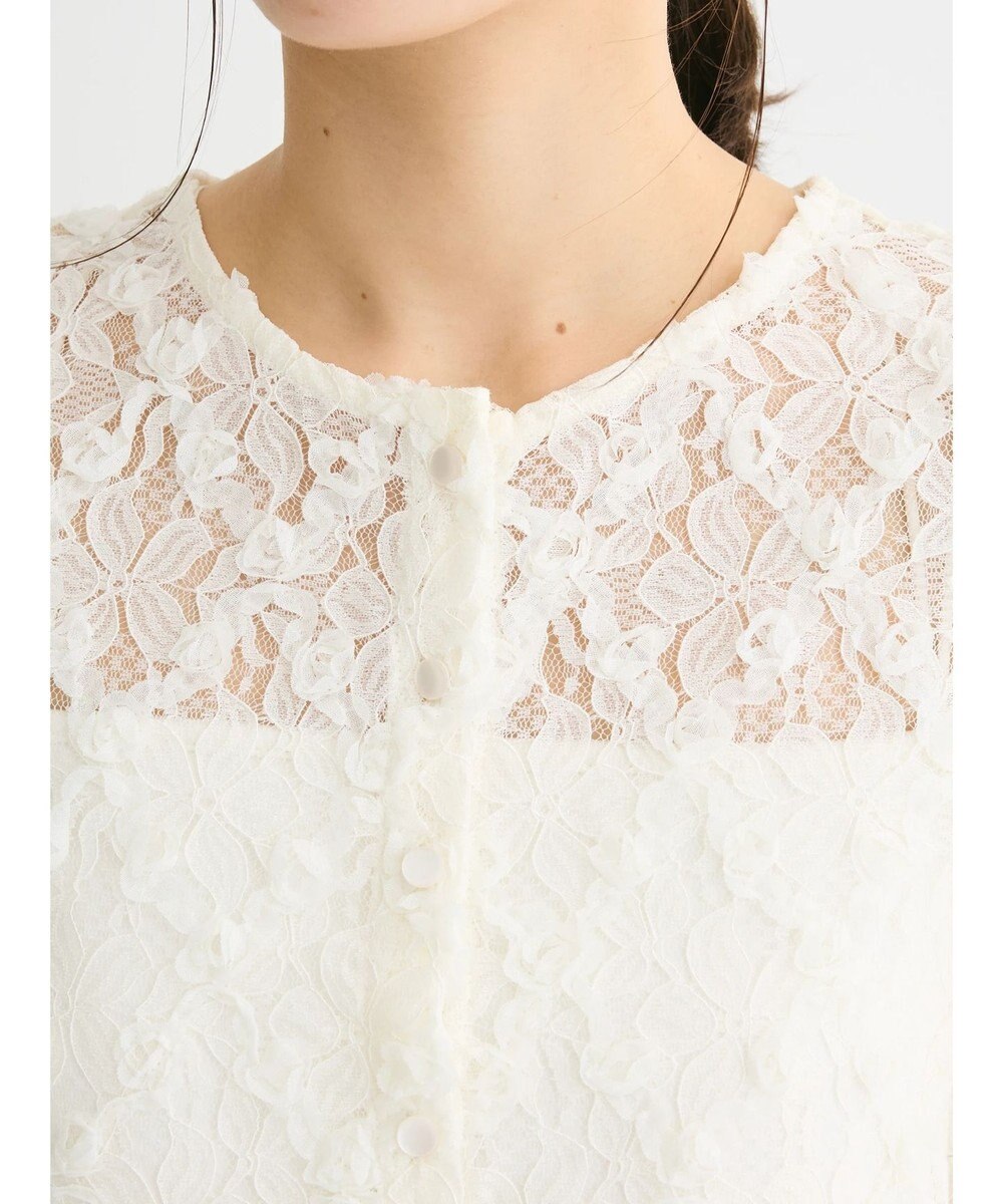 Green Parks ・SUGAR SPOON フラワーレースカーディガン 