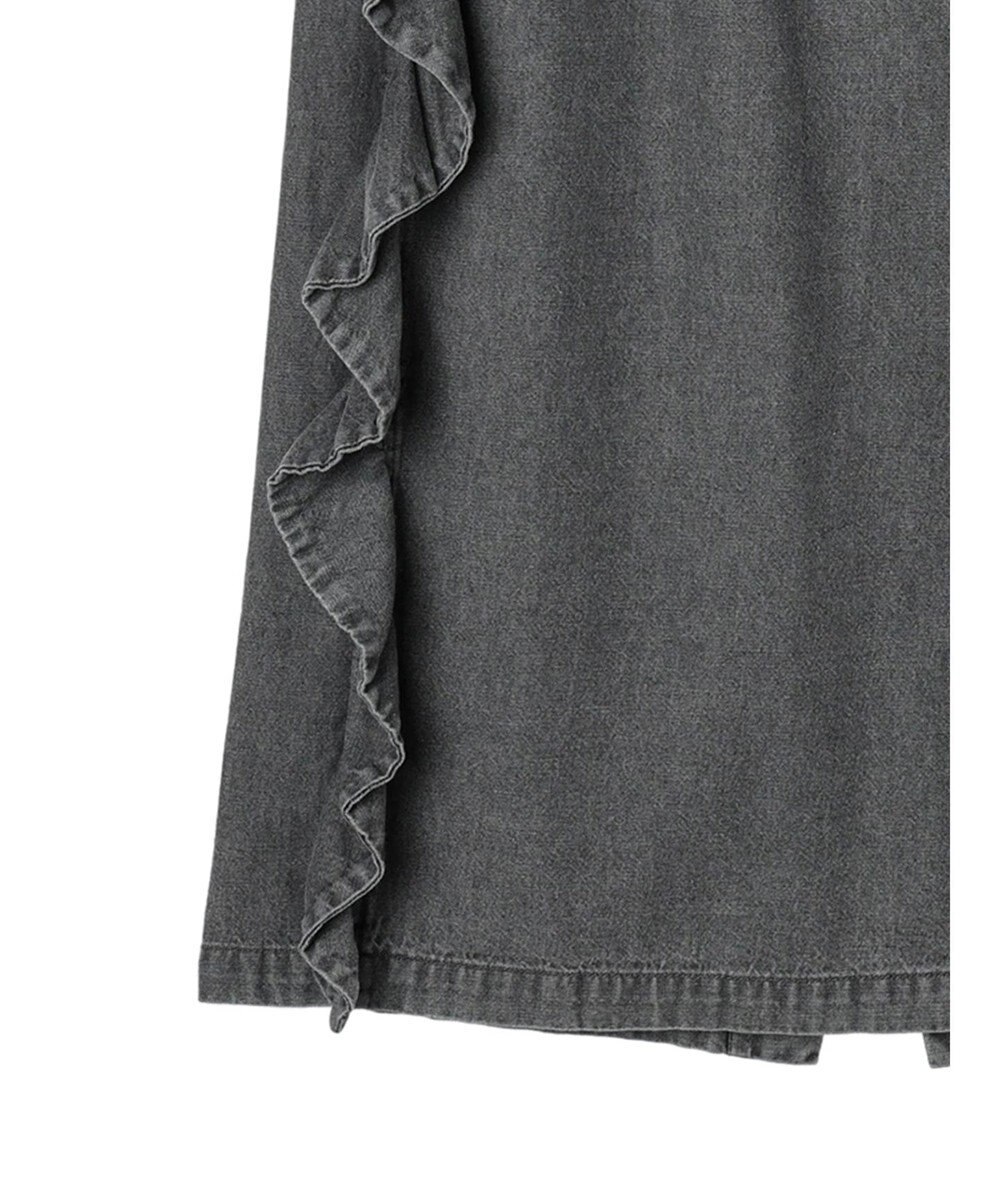 Green Parks ■ＥＳＣＡＲ　デニムサイドラッフルスカート 