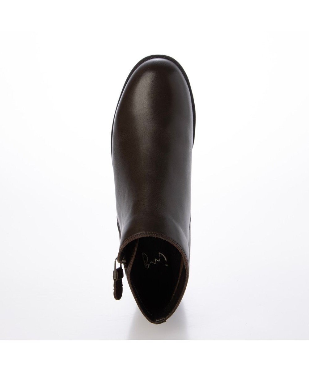 ing <ing>【WEB限定】【レイン対応】サイドファスナーショートブーツ 