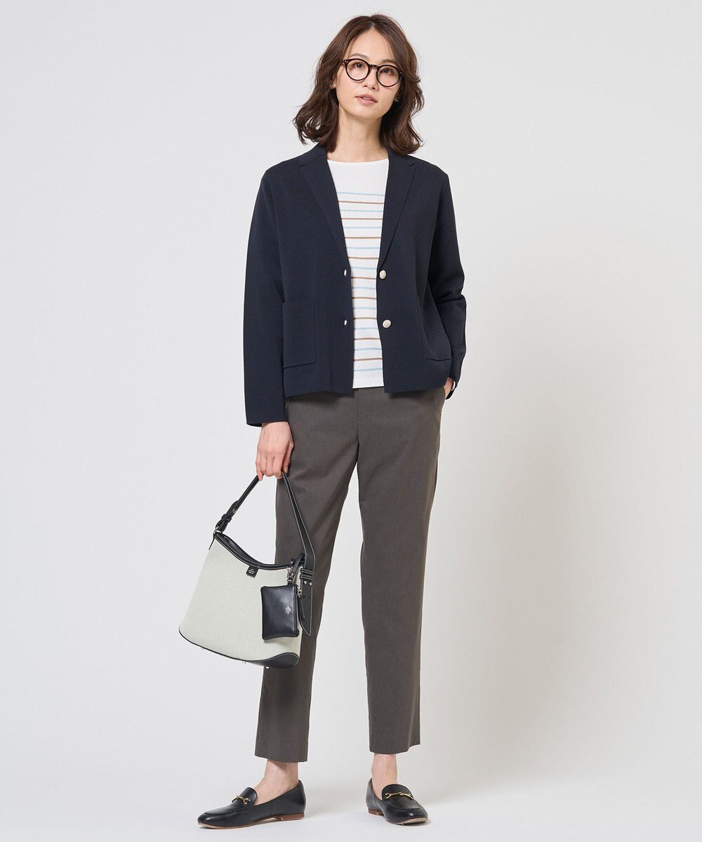 J.PRESS LADIES S Cotton Acetate ニット ジャケット 