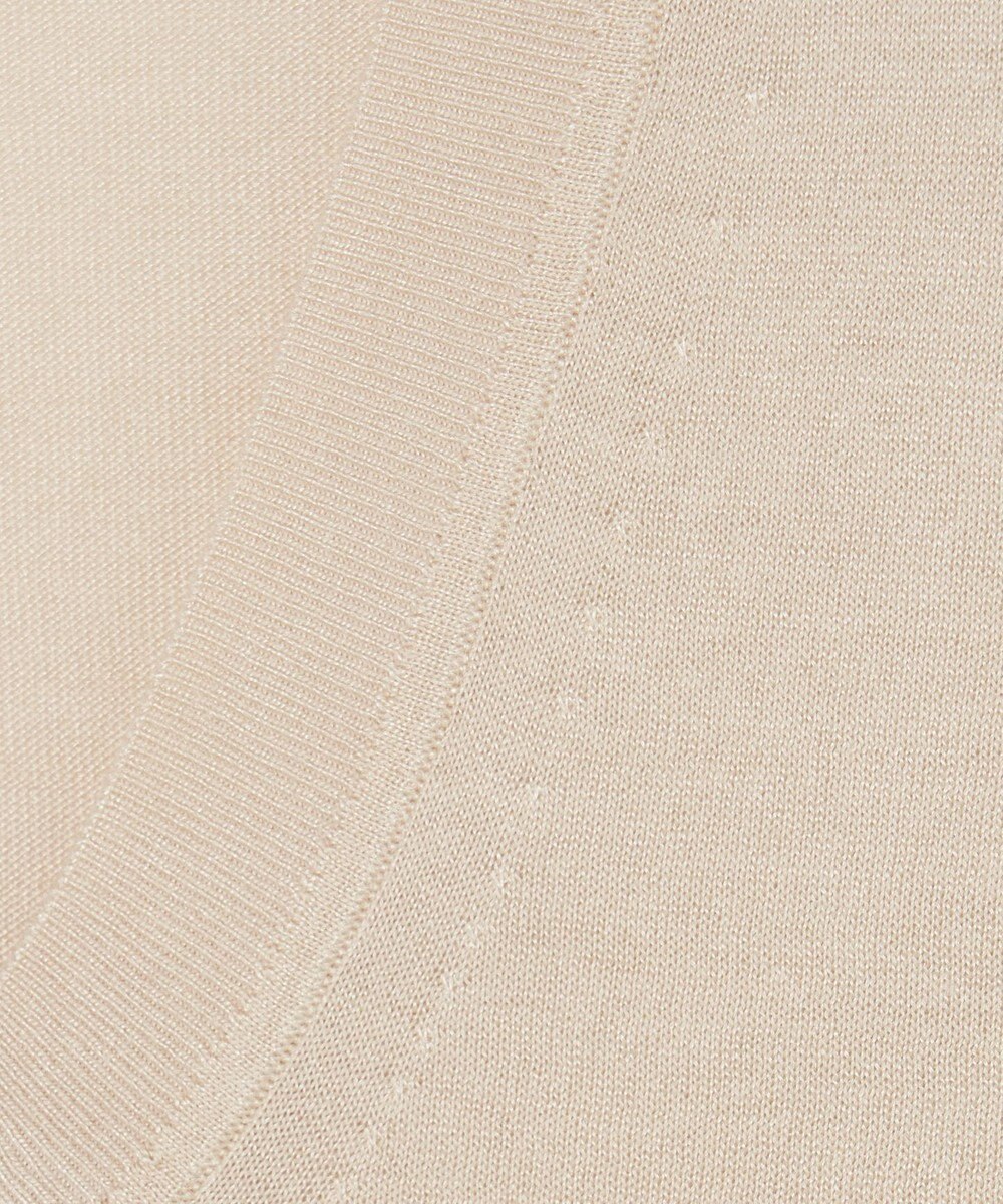 JOSEPH 【洗える】スーパーファインコットンシルク　Vネックニット 