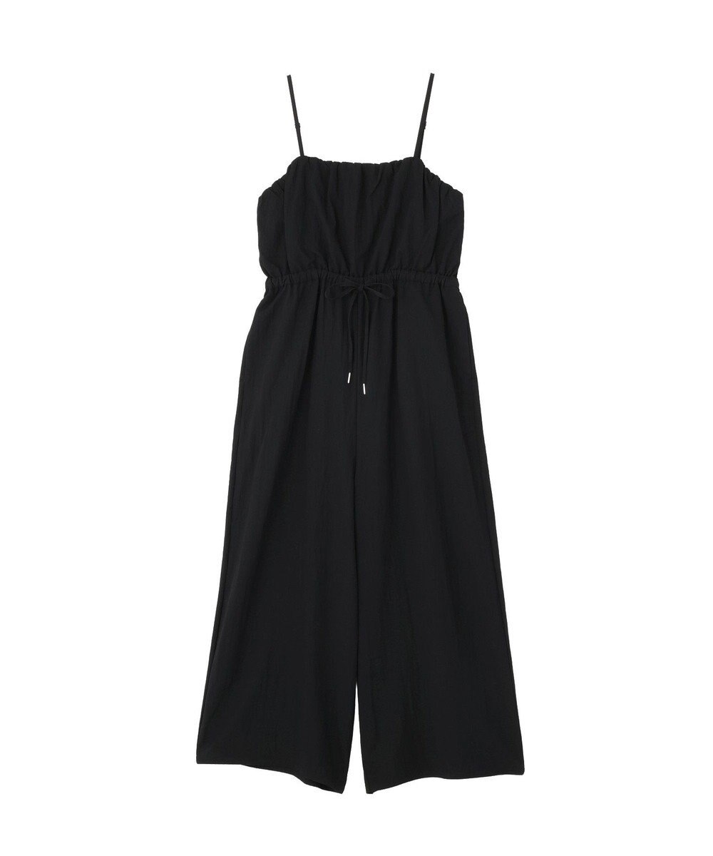 Green Parks 胸元バルーンワイドシルエットサロペット 