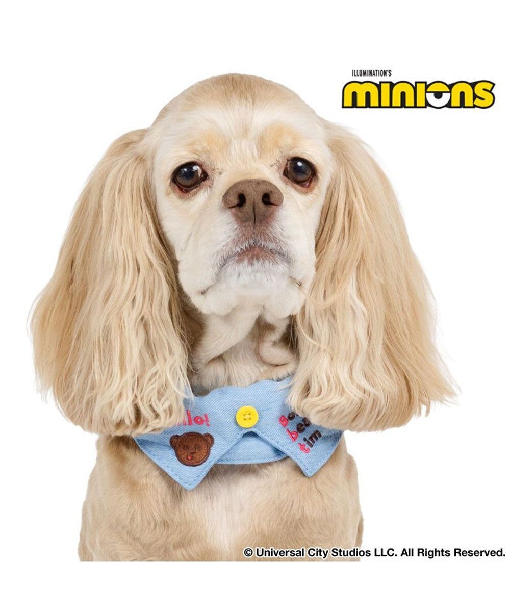 PET PARADISE ミニオン デニム襟付き首輪 ＳＭ 中型犬 