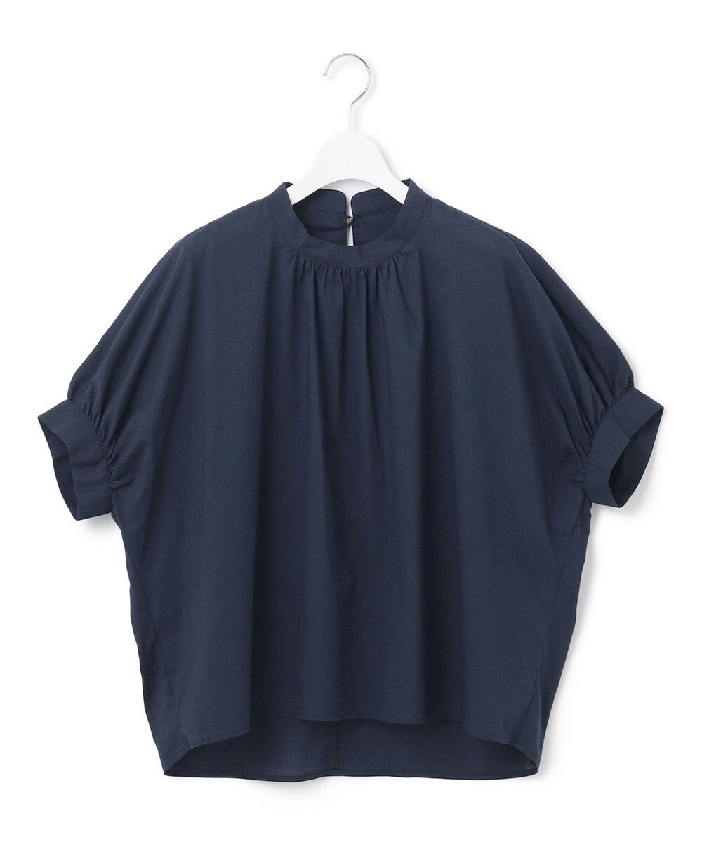 J.PRESS YORK STREET 【WOMEN】バックドレープ ドルマンブラウス 