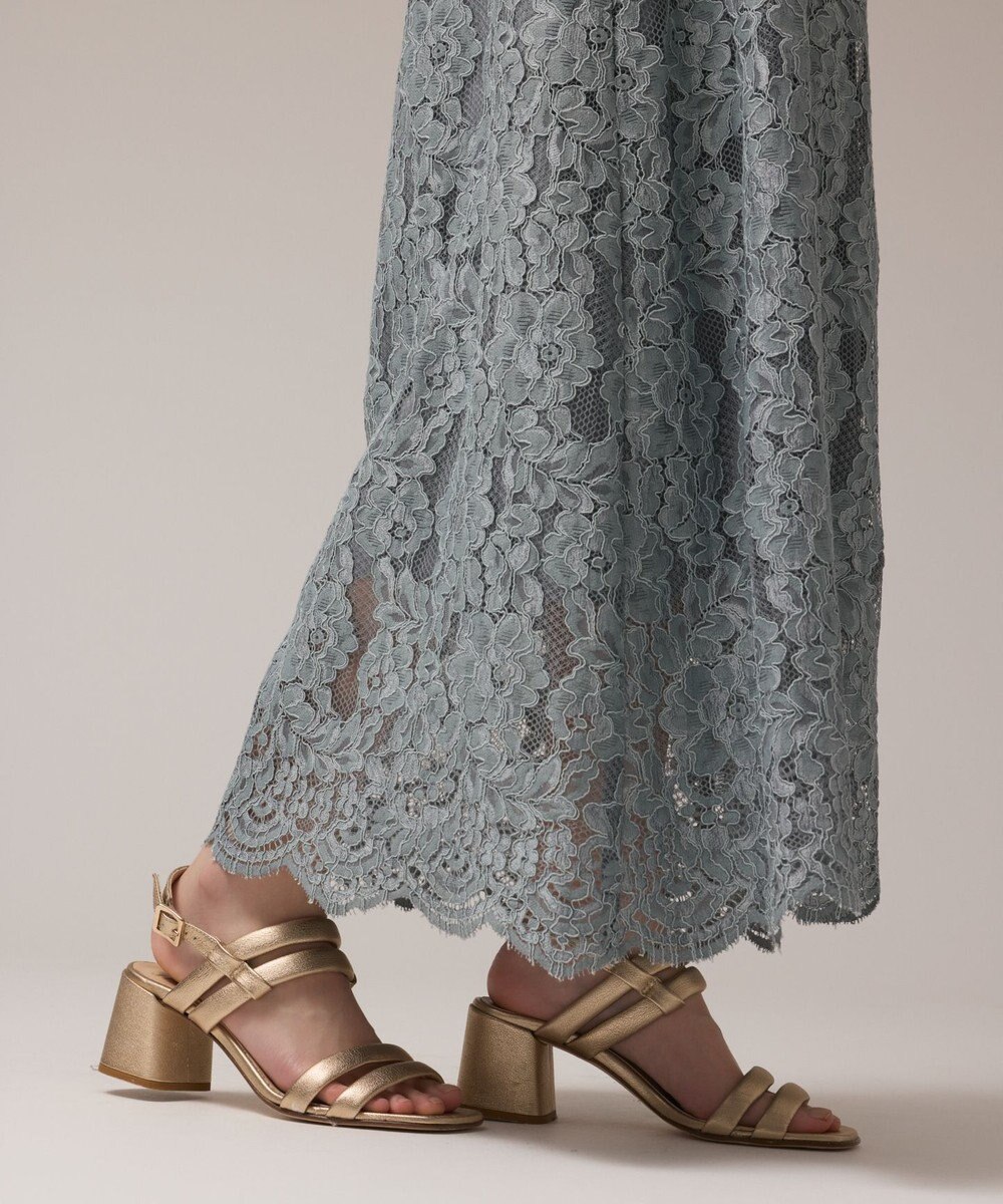 GRACE CONTINENTAL フリルレースワンピース 