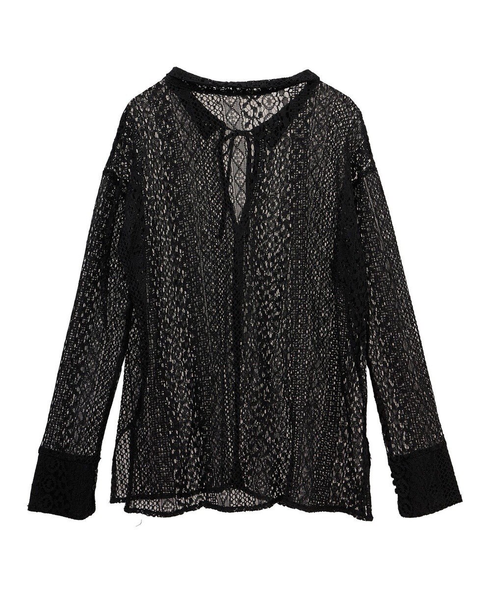 Green Parks ２ＷＡＹリボン付きレースシャツ 