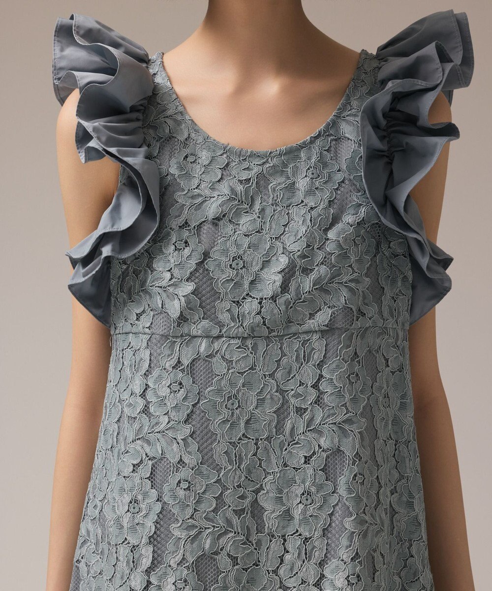 GRACE CONTINENTAL フリルレースワンピース 