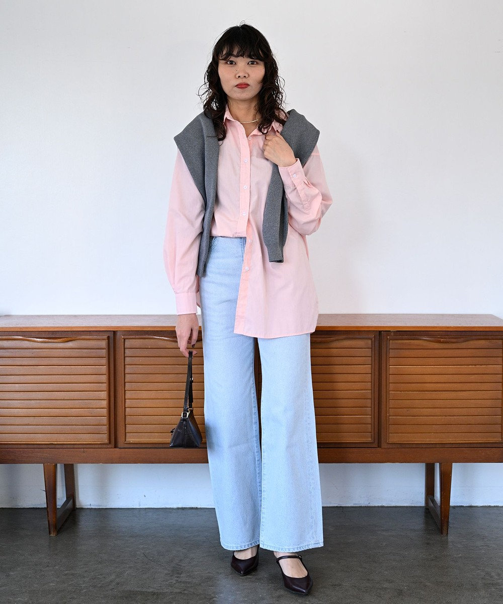 woadblue ＜坪田あさみさんコラボ＞SALUU　サルー /デニムパンツ アイスブルー 
