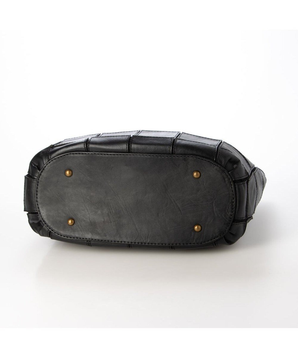 UNBILLION ピークスピーク PEAKSPEAK / 牛革パッチワーク・フラップトートL 