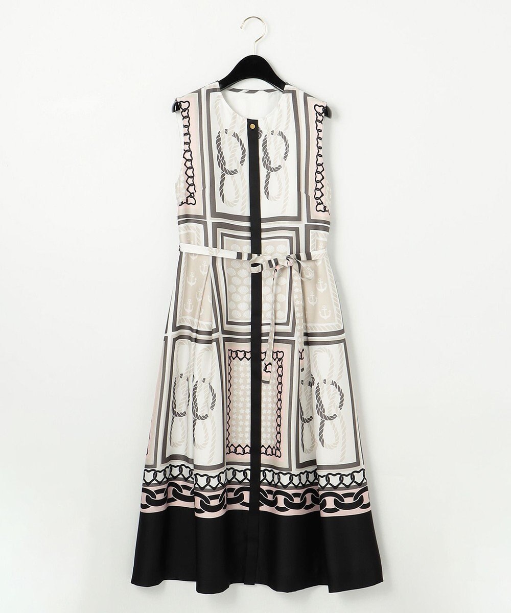 マリンスカーフプリントワンピース Grace Continental ファッション通販 公式通販 オンワード クローゼット