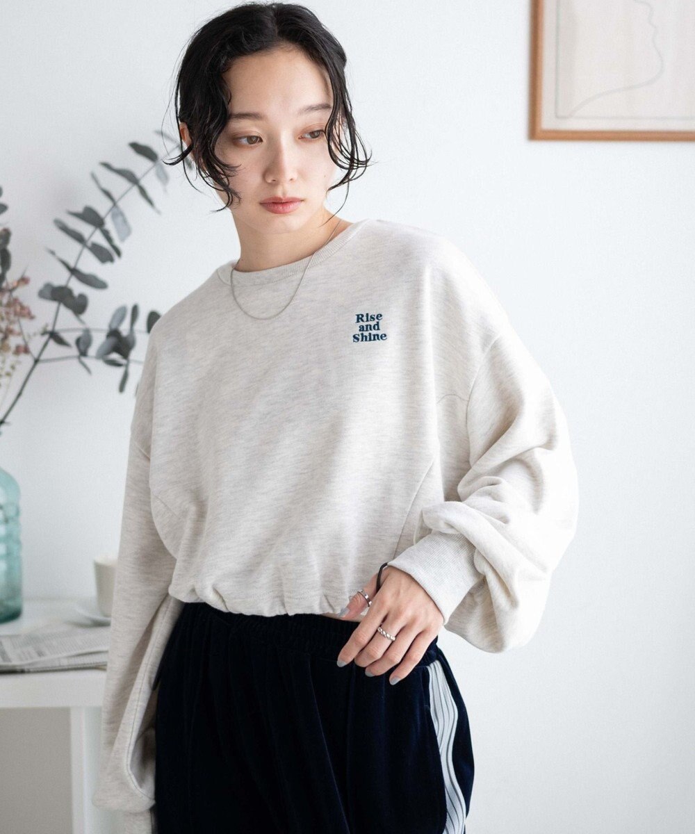 WEGO ドロストデザインPOスウェット 