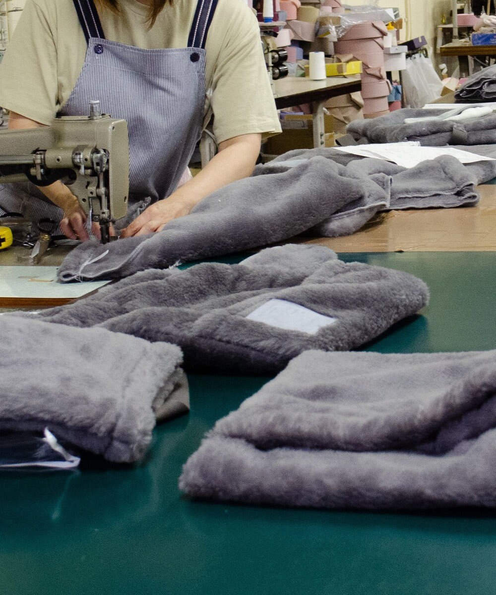 LOOM&SPOOL SRNメリノウールあずきアイピロー 