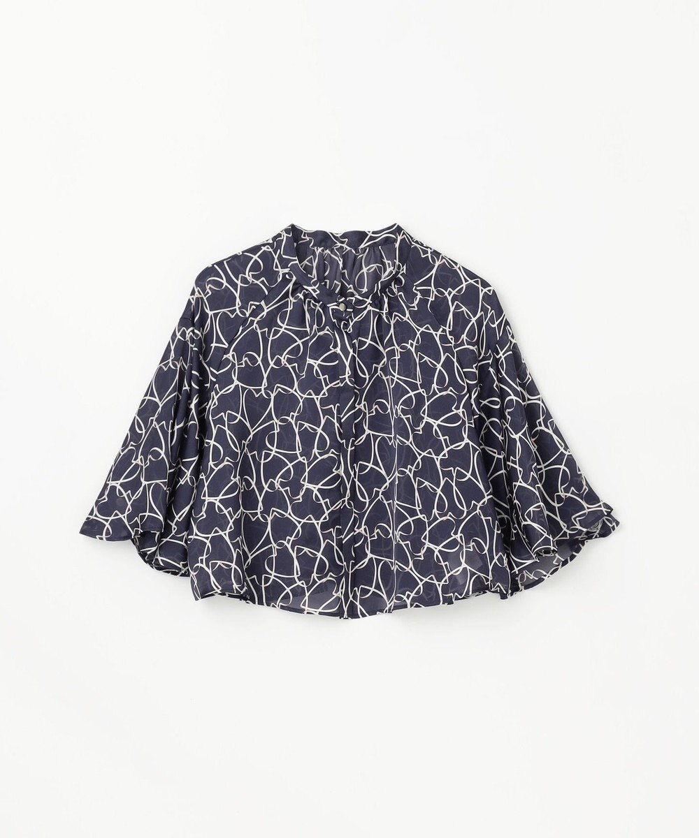 GRACE CONTINENTAL ラインハートケープブラウス 