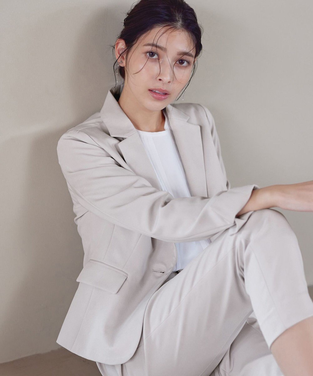 Tiaclasse L 【ダブルクロス・洗える】テーラードジャケット 