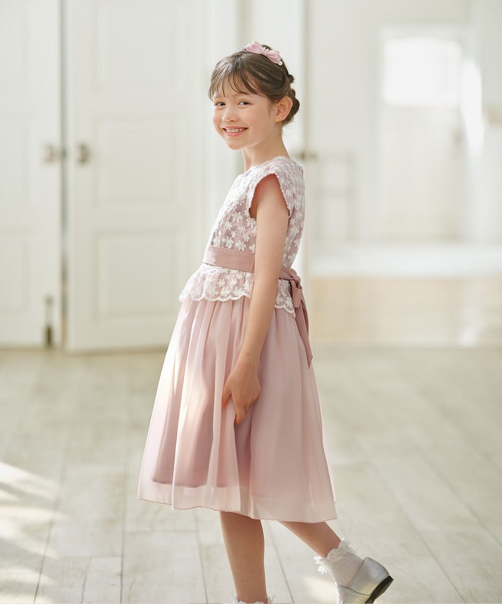 組曲 KIDS 【150-160㎝】ミスティフラワー ドレス 