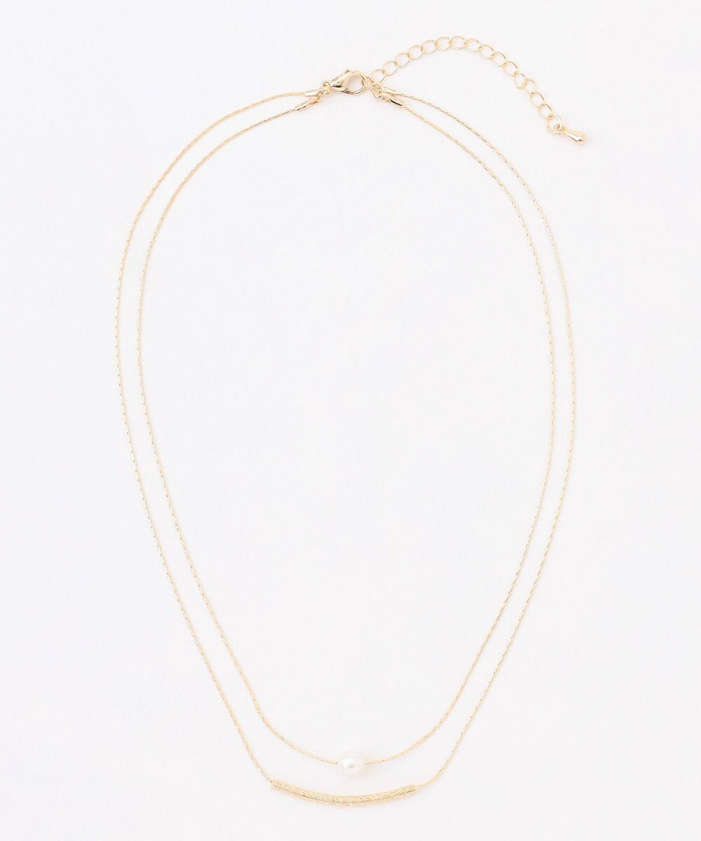 組曲 マテリアルレイヤードショートネックレス 