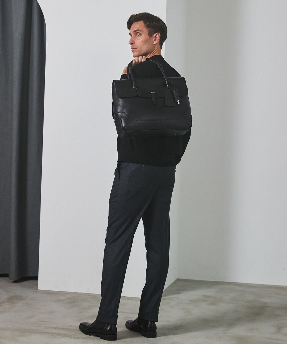 GOTAIRIKU 別注/日本製【PELLE MORBIDA×GOTAIRIKU】レザー フラップトートバッグ 