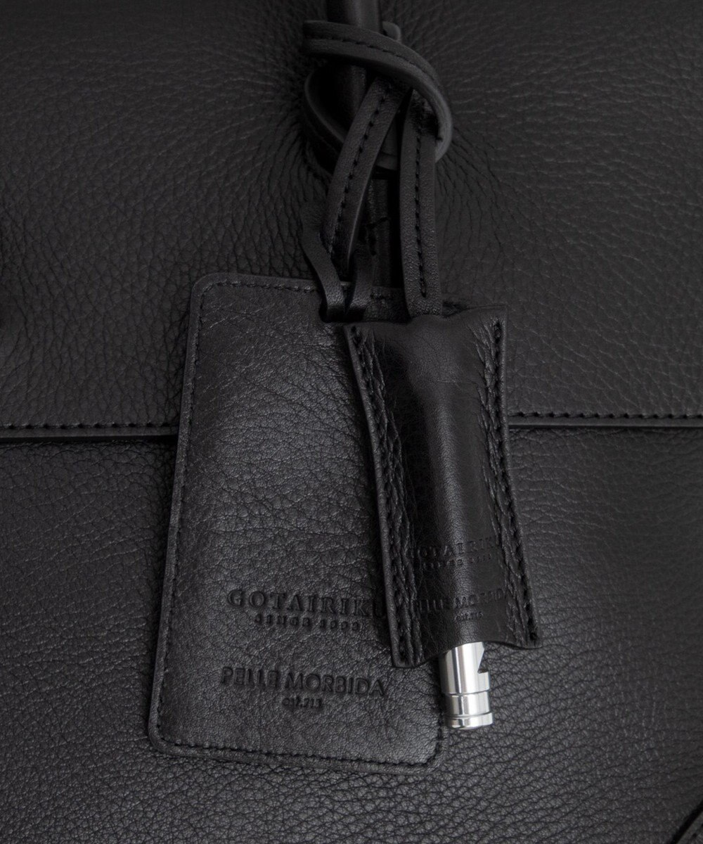 GOTAIRIKU 別注/日本製【PELLE MORBIDA×GOTAIRIKU】レザー フラップトートバッグ 