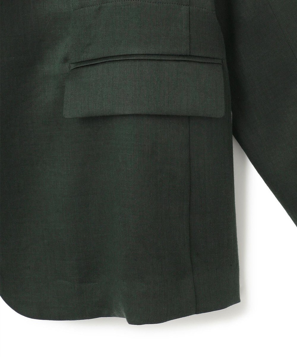 BEIGE， 【洗える】BERGAMOT / ウォッシャブルリネンバックドロストジャケット 