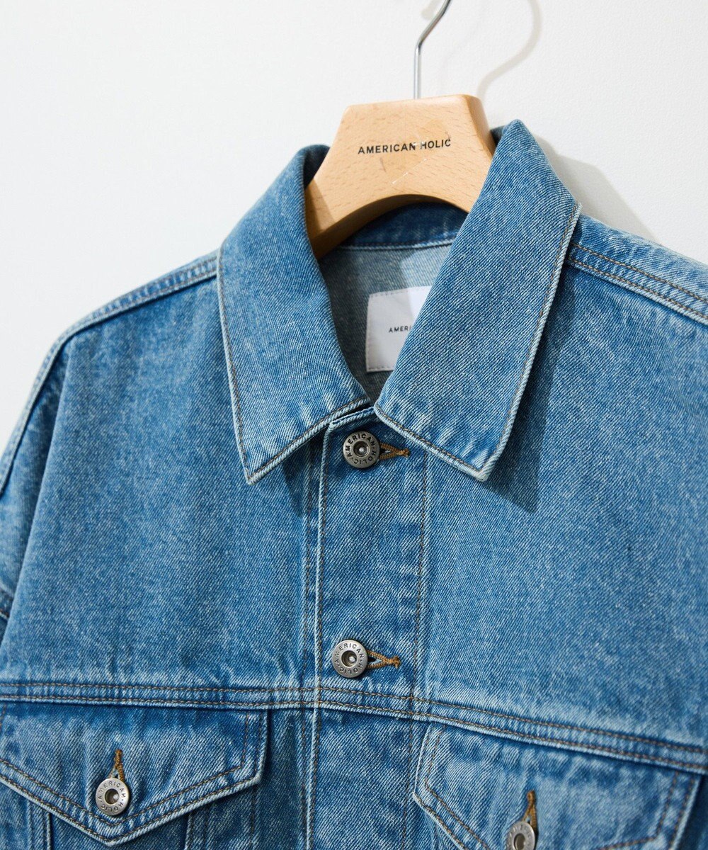 AMERICAN HOLIC ショート丈デニムジャケット 