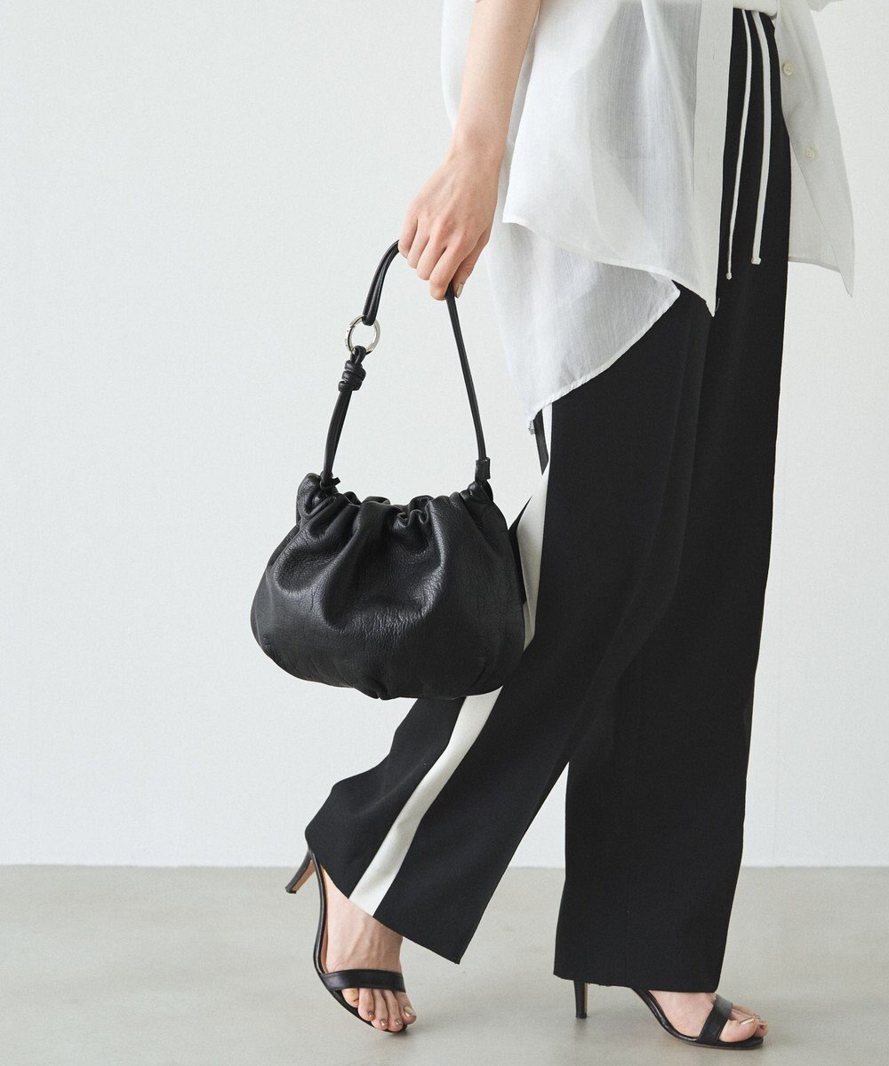 russet レザー巾着4WAYショルダーバッグ(CE-1454) 