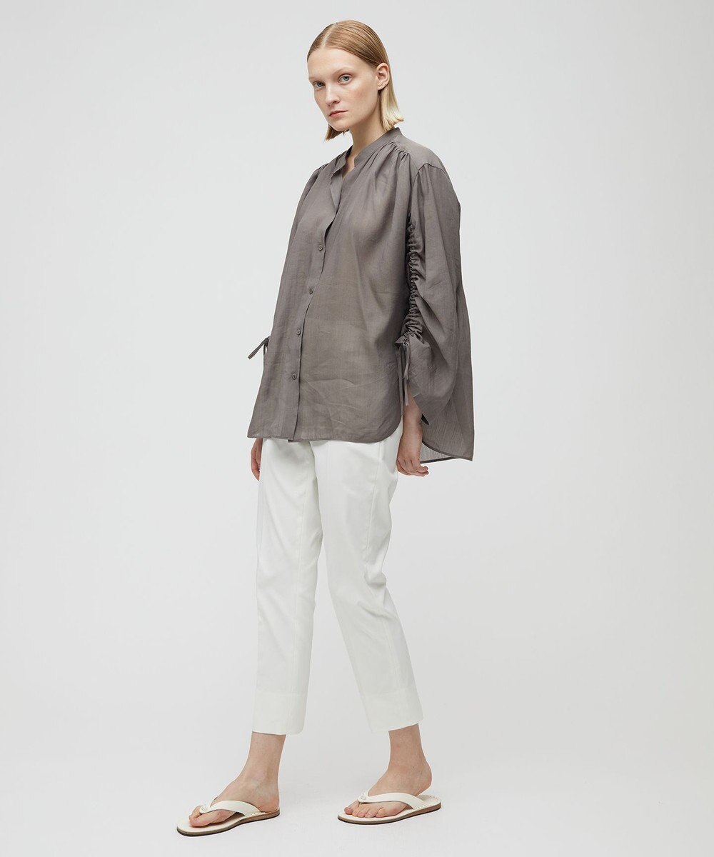 BEIGE， LILAC / シアーブラウス 