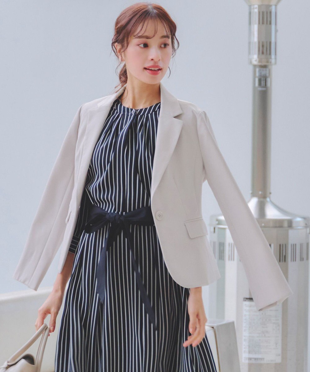 Tiaclasse L 【ダブルクロス・洗える】テーラードジャケット 