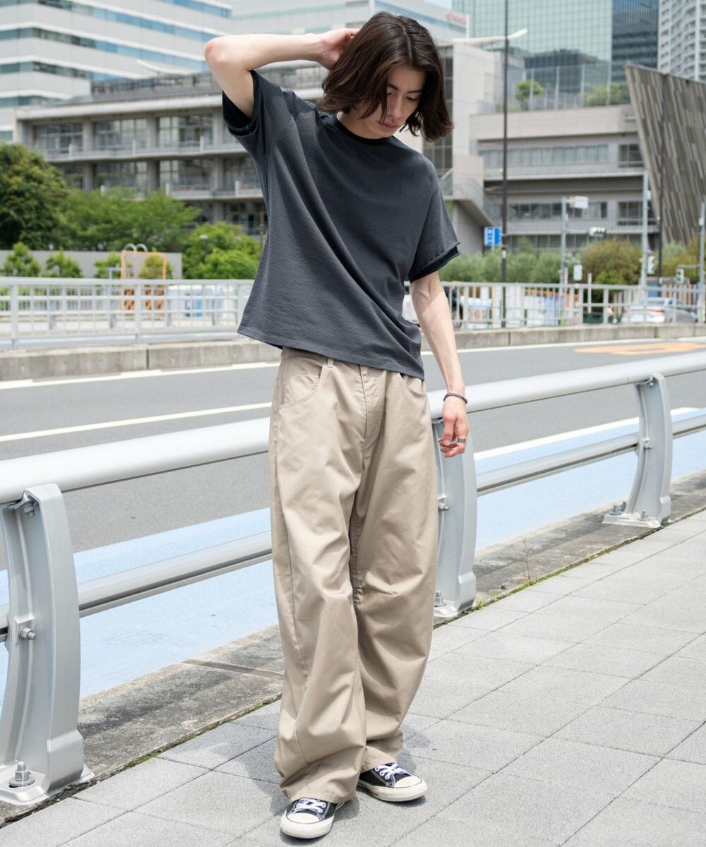WEGO フェイクレイヤードボーダーT（SS） 