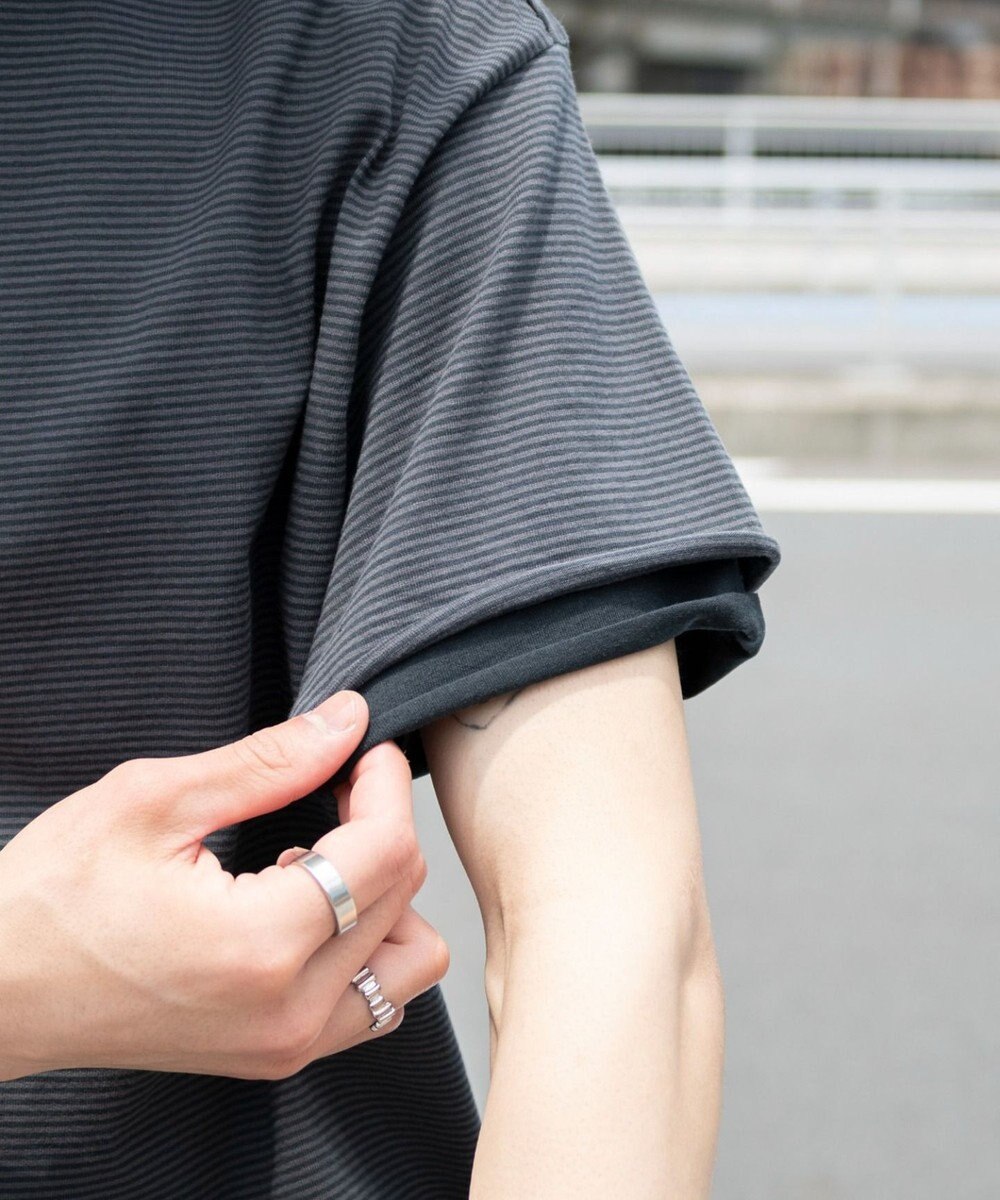 WEGO フェイクレイヤードボーダーT（SS） 