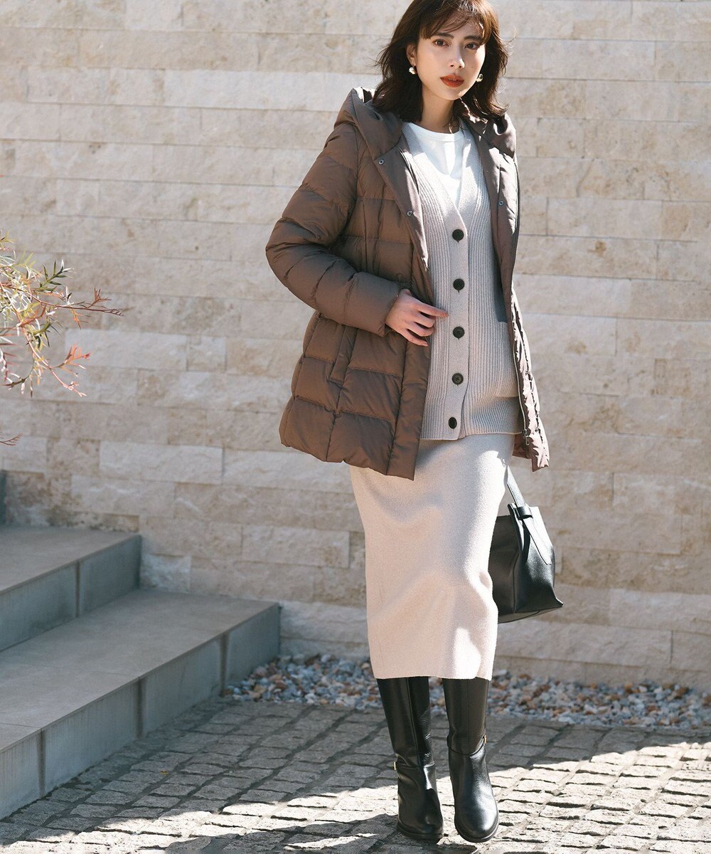 23区 【洗える】カシミヤブレンド ニット カーディガン 