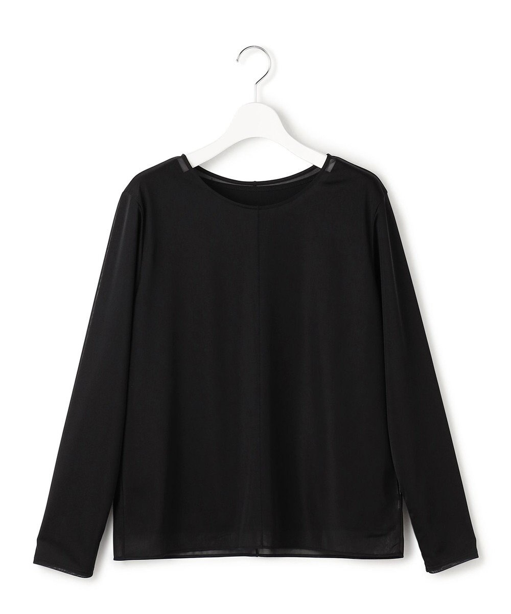 ICB L イージージョーゼット シアーレイヤードカットソー 