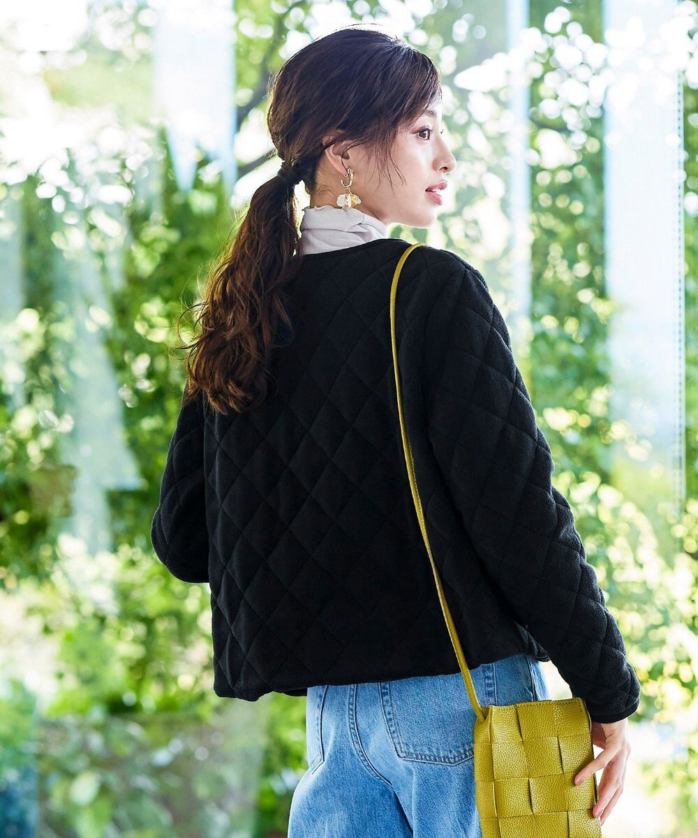 Tiaclasse ボアキルトショートジャケット 