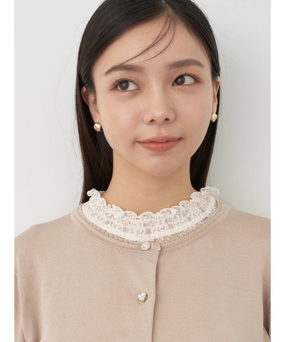 earth music&ecology いろいろ釦クルーネックカーディガン 