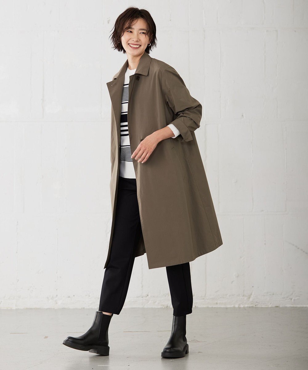 J.PRESS LADIES S 【洗える】Artirosa ステンカラー コート 