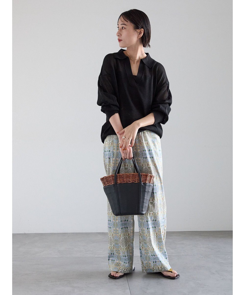 Te chichi メッシュスキッパーポロニット 