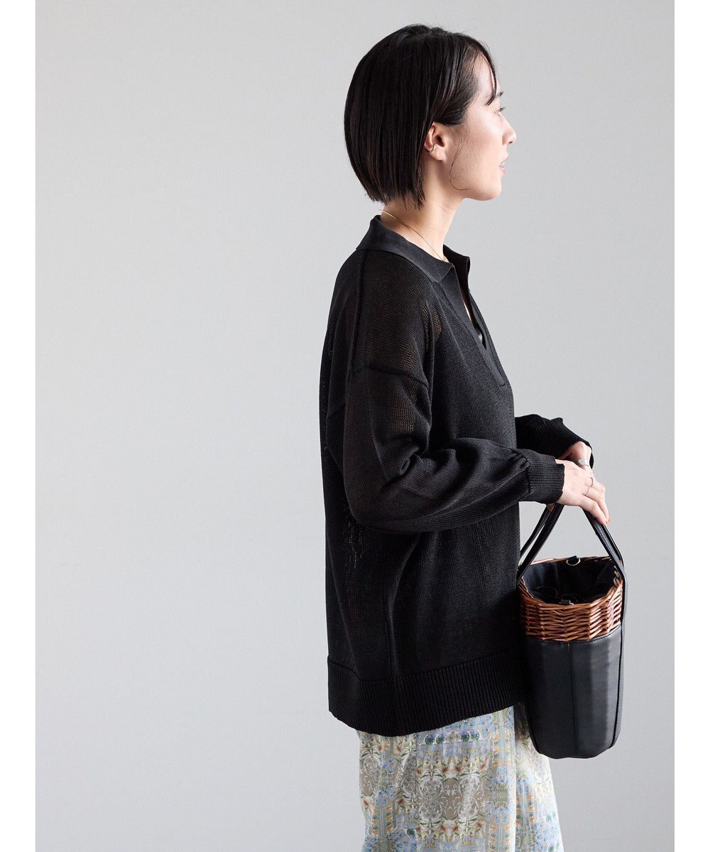 Te chichi メッシュスキッパーポロニット 