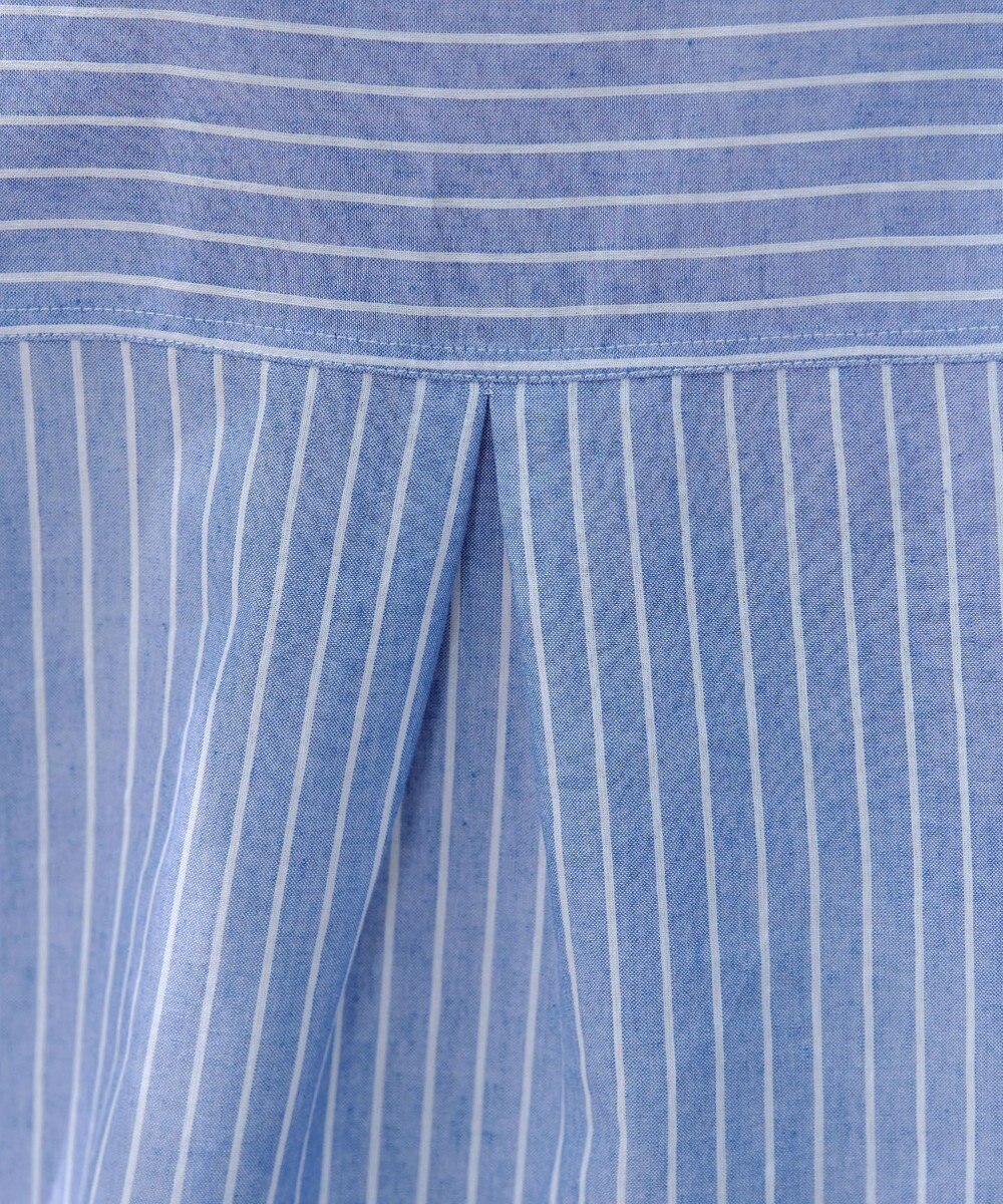 Tiaclasse 【洗える】 リネンミックススキッパーシャツ 