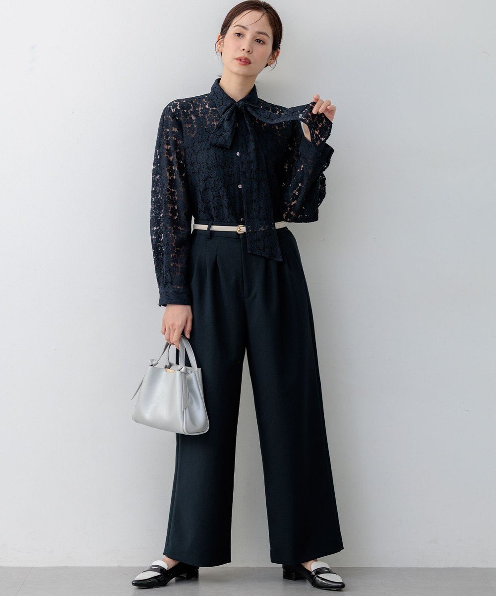 組曲 シュットクロスワイド パンツ 