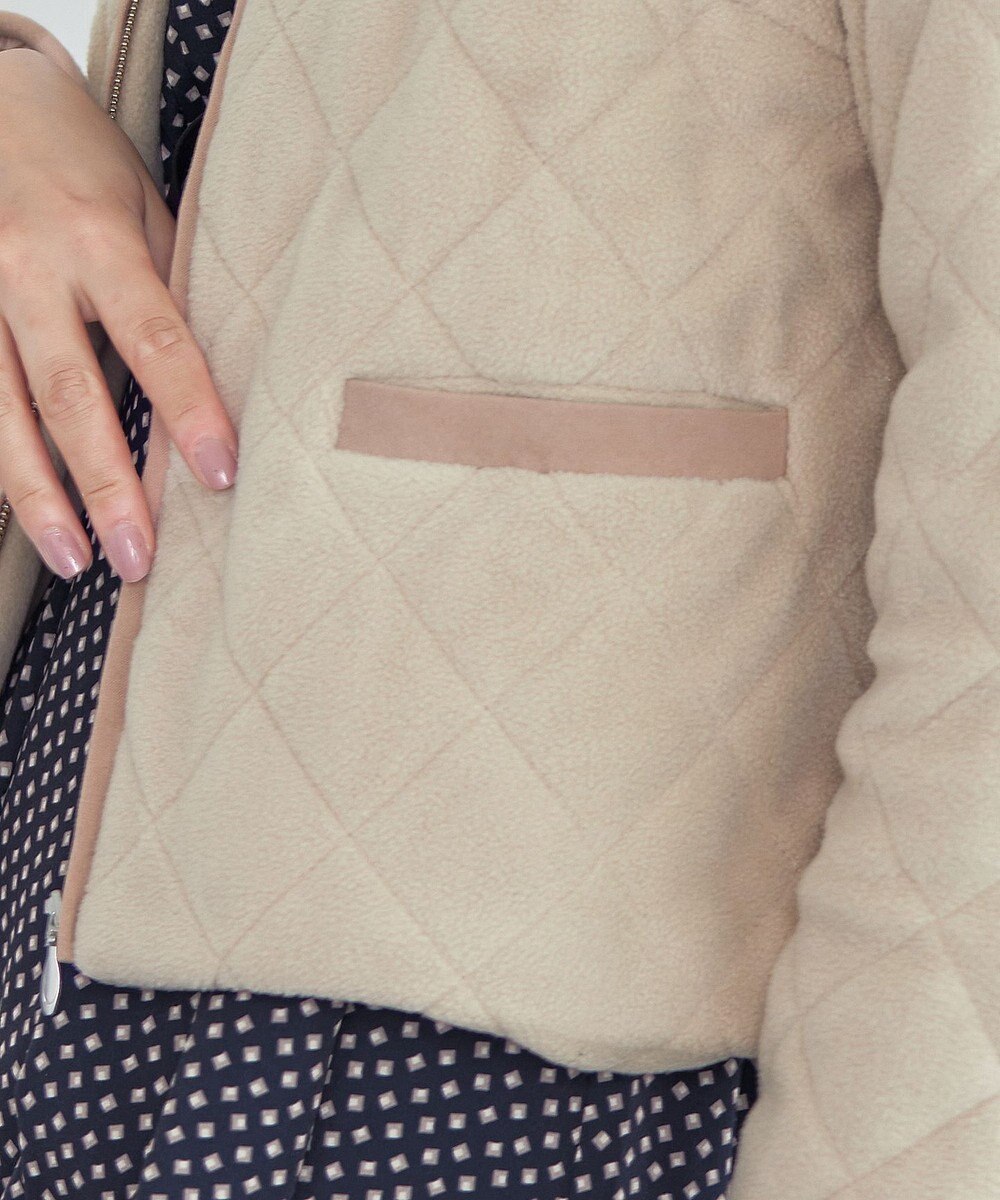 Tiaclasse ボアキルトショートジャケット 