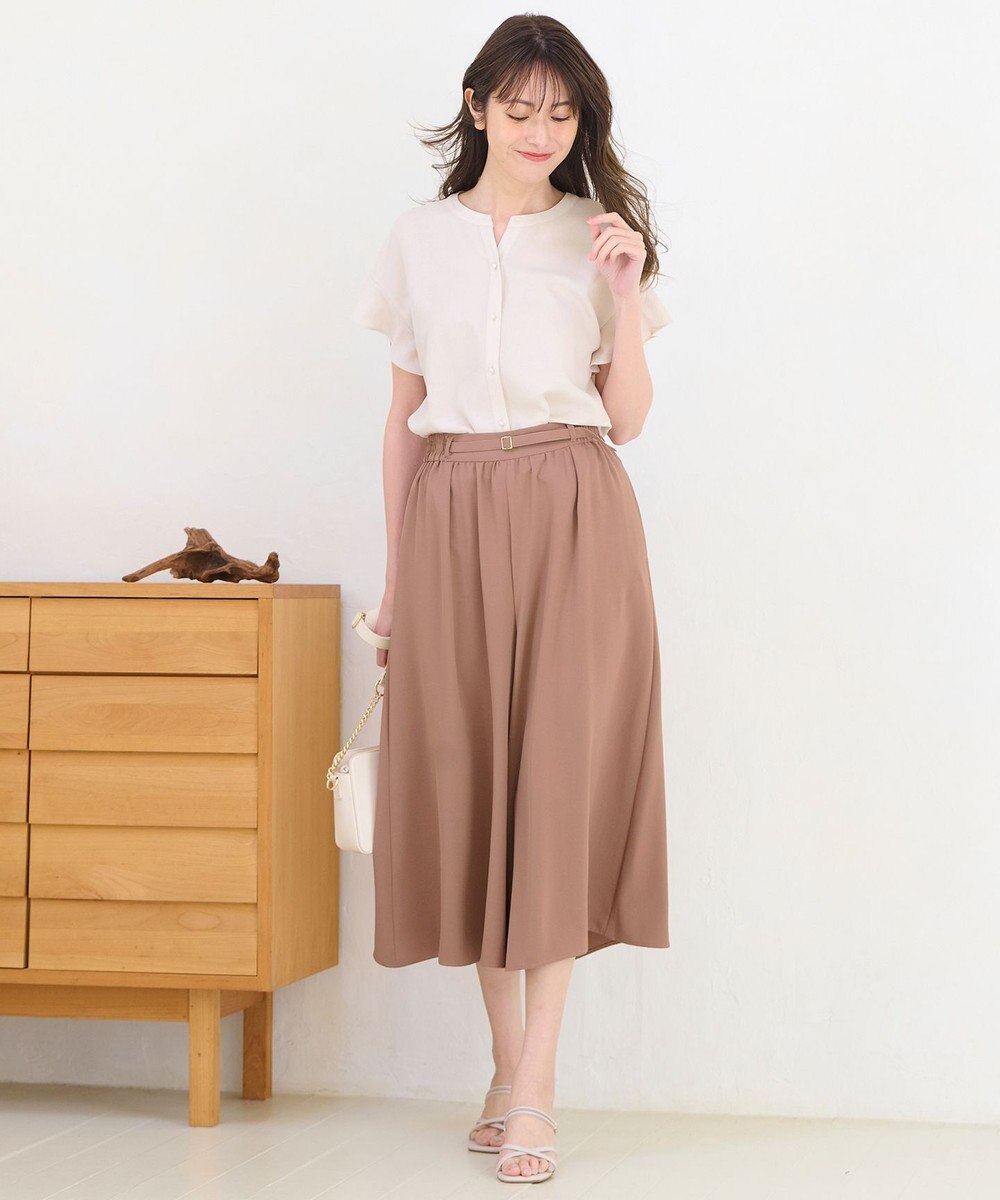 ANY SIS 【接触冷感＆UVカット】サラキレイワイド パンツ 