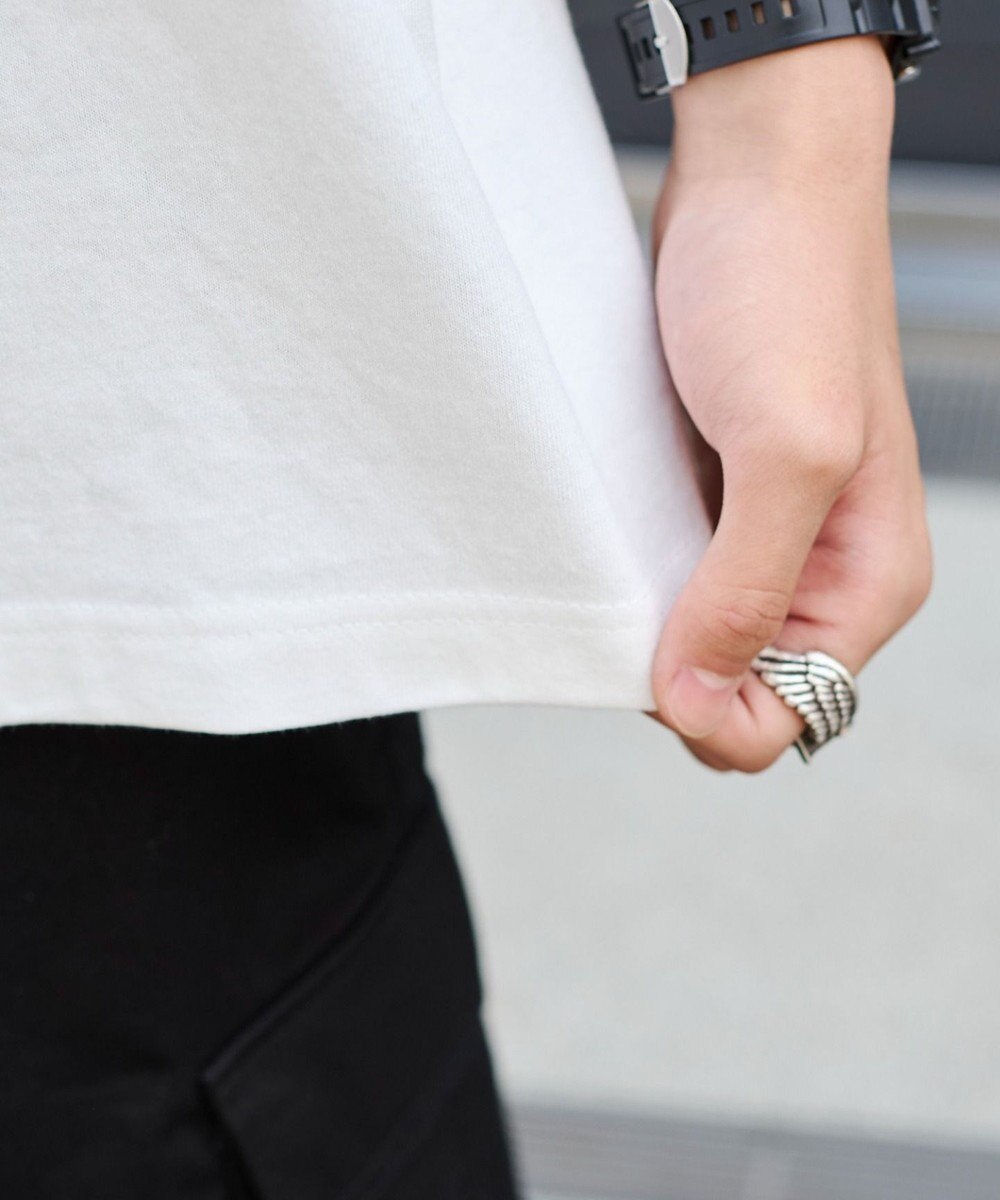 WEGO 【ユニセックス着用ITEM】アクセ付きストレートロゴT（SS） 