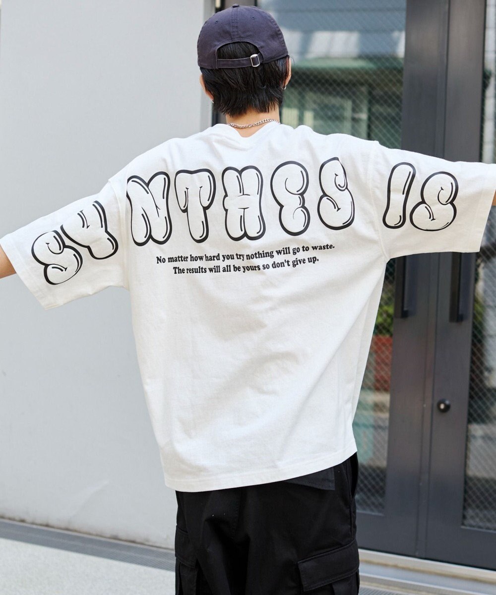 WEGO 【ユニセックス着用ITEM】アクセ付きストレートロゴT（SS） 