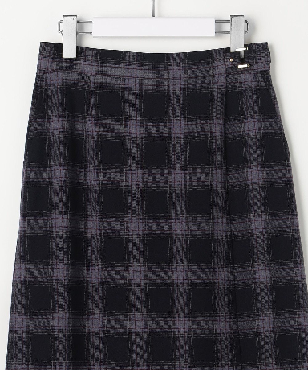 ANY SIS L ビューティサーモ2WAYストレッチチェック スカート 