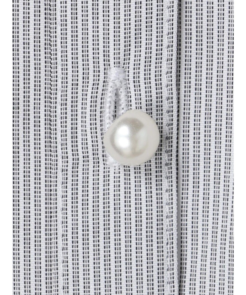 Green Parks パール釦ストライプシャツ 