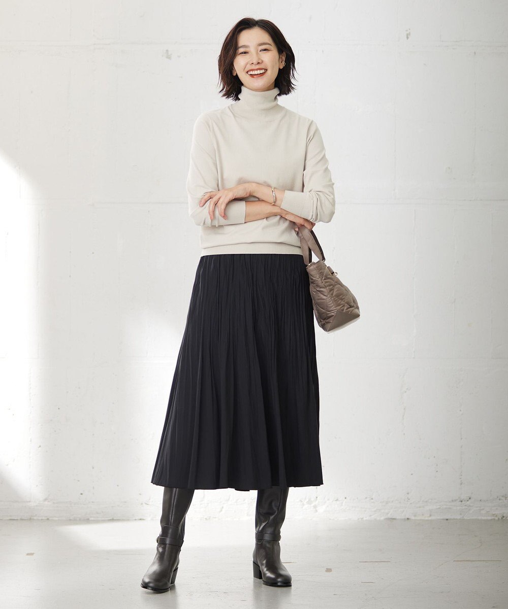 J.PRESS LADIES 【洗える】PRINCE タートルネック ニット 